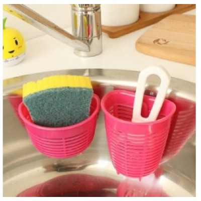 Combo 2 giỏ treo đa năng có núm hít chân không - Hàng nội địa Nhật Bản - Giao màu ngẫu nhiên