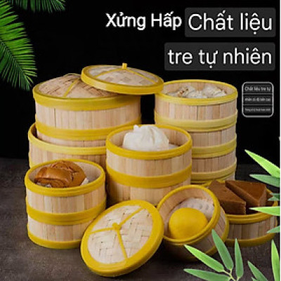 XỬNG HẤP NỒI BẰNG TRE THỦ CÔNG TỰ NHIÊN – CHẮC CHẮN, ĐẸP MẮT, AN TOÀN CHO SỨC KHỎE - XỬNG HẤP TRE DỄ XỬ DỤNG