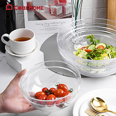 Tô trộn salad, tô lớn bằng nhựa cao cấp màu trắng trong - 	375215/375216/375217/375218. Nhập khẩu và phân phối chính hãng cobi home .
