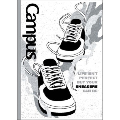 Combo 5 Tập Sneaker B5 Kẻ Ngang 80 Trang ĐL 70g/m2 - Campus NB-BSNK80 (Mẫu Sản Phẩm Giao Ngẫu Nhiên)