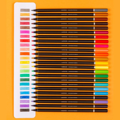 Hộp 24 Bút Chì Gỗ Đen Black Wood Colored Pencils - Colokit CPC-C030