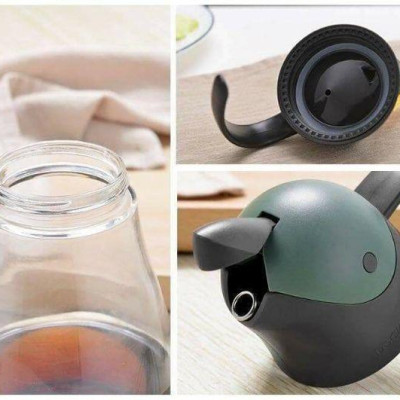 Bình Rót Dầu Nắp Mở Tự Động Cao Cấp Dung Tích 550ml CK0201 (cam kết hàng chính hãng)