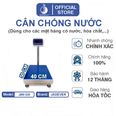 Cân Điện Tử Chống Nước - Mặt Bàn Cân Inox 400x500MM