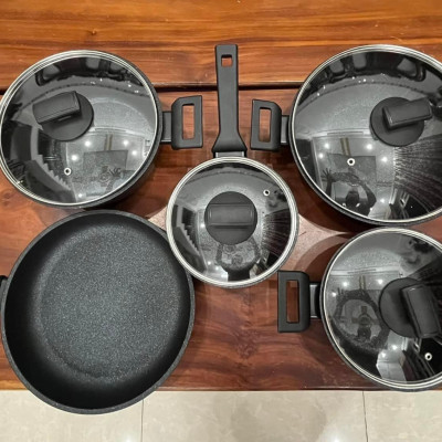 Nồi phủ kim cương DIAMANTE 24CM KUCHEN - Hàng Chính Hãng