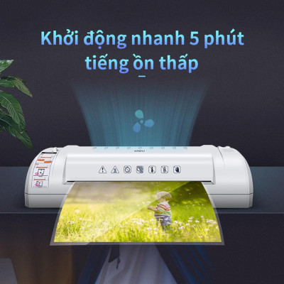 Máy ép nhựa dẻo màng plastic chính hãng Deli E3893-EU