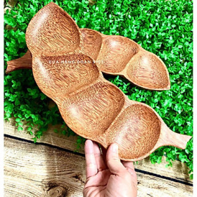 Khay Đa Năng Bằng Gỗ Dừa - Hình Trái Me Độc Đáo. Chuyên phục vụ Sp Gia dụng, Khuôn làm bánh, Dụng cụ học Sinh, Nhà hàng,