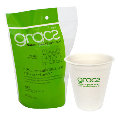 Combo Party 01 (1 gói Ly 260ml; 1 gói Dĩa 7in; 1 gói Tô 500ml) - Bao Bì Gracz Từ Bã Mía