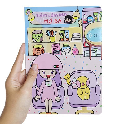 Tập Học Sinh Cô Tiên Xanh Chống Lóa - Miền Bắc - 4 Ô Ly - 48 Trang 100gsm - Tiệm Làm Đẹp Mợ Ba