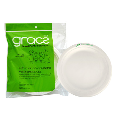 Combo Party 01 (1 gói Ly 260ml; 1 gói Dĩa 7in; 1 gói Tô 500ml) - Bao Bì Gracz Từ Bã Mía