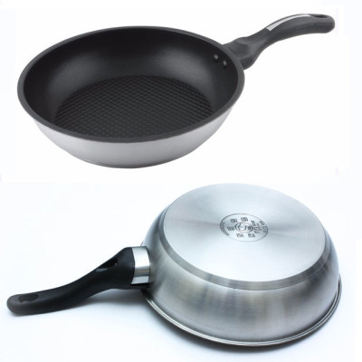 Chảo Inox Chống Dính 3 Đáy Fivestar Đủ Kích Thước 22/24/26/28 cm - Chất Lượng Cao Chính Hãng - Sử Dụng Được Tất Cả Loại Bếp