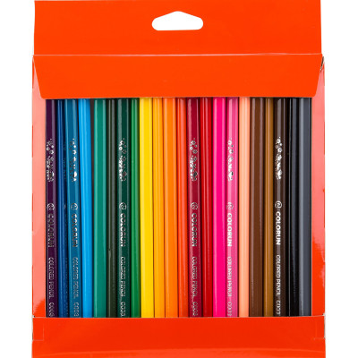 Bút chì màu (hộp giấy) Deli - 12 màu/18 màu/24 màu/36 màu - 1 hộp - EC00300/EC00310/EC00320/EC00330