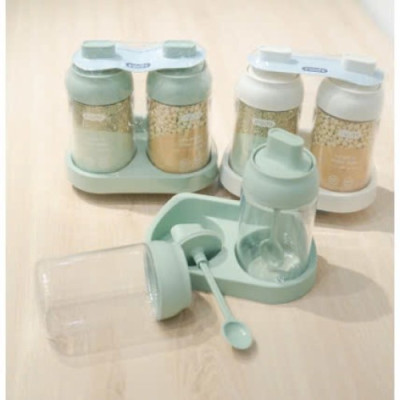 Bộ 2 lọ gia vị Tritan Yoko Hộp đựng gia vị INOCHI