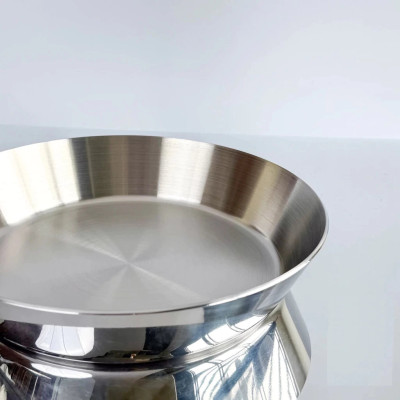 Chảo chiên rán inox 316 nguyên khối Hàn Quốc CIC68 size 20cm/24cm/26cm chống dịnh tự thân, đáy từ