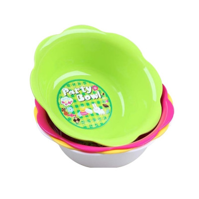 Combo 3 bát tròn hình hoa cỡ lớn - Hàng nội địa Nhật Bản