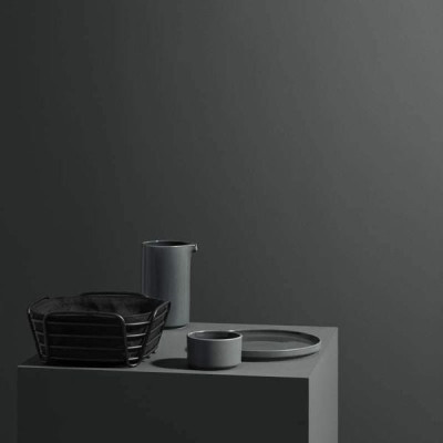 Rổ bánh mì Blomus đen 20cm hàng chính hãng