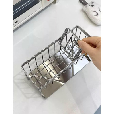 GIỎ ĐỂ RẺ RỬA BÁT CÓ KHAY HỨNG NGHIÊNG CHỐNG ĐỌNG NƯỚC TIỆN LỢI