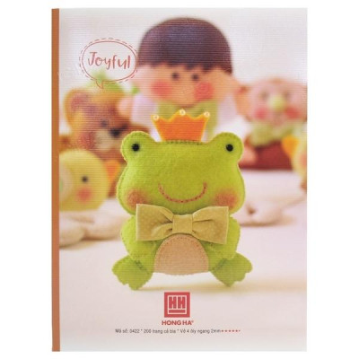 Combo 5 Vở Class Joyful - 4 Ly Ngang 200 Trang ĐL 80g/m2 - Hồng Hà 0422 (Mẫu Màu Giao Ngẫu Nhiên)
