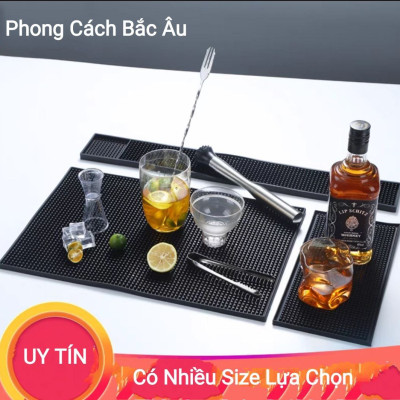 Tấm Thảm Lót Cao Su Quầy Bar Cao Cấp KT 15cm x 30cm