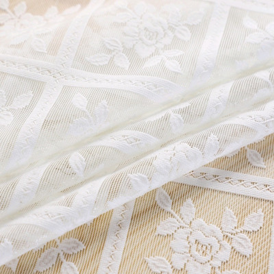 Khăn trải bàn vải ren trắng in hoa văn dập nổi phong cách Pháp tuyệt đẹp sang trọng trải bàn tròn, bàn chữ nhật, bàn vuông decor phòng khách, phòng ngủ, phông nền chụp ảnh KB-03