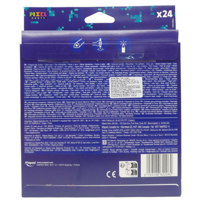 Hộp 24 Bút Chì Màu Pixel Party - Maped 862206