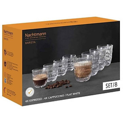SET 8 CỐC NACHTMANN ETHNO BARISTA 90ml & 234ml Hàng chính hãng