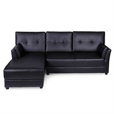 Sofa Chữ L Góc Phải H-Donald/P Juno Sofa - Nâu Đen (225 x 164 cm)