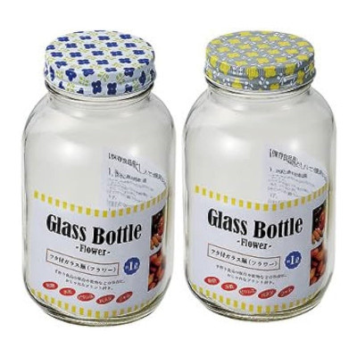 Chai thủy tinh có nắp Echo Glass Bottle 1.0L - Hàng Nội Địa Nhật Bản