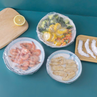 Màng bọc thực phẩm có chun combo 100 chiếc co giãn nhỏ gọn có thể tái sử dụng, túi bọc đồ ăn Cicico A239