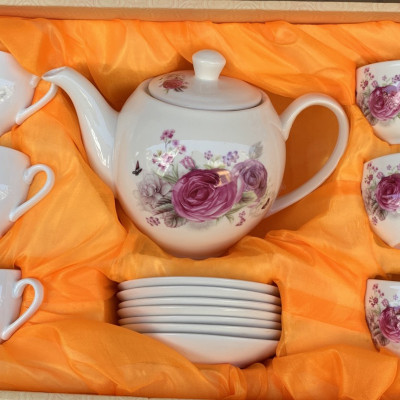 BỘ ẤM CHÉN PHA TRÀ SỨ CAO CẤP  ( GIAO NGẪU NHIÊN ) - ANTH597