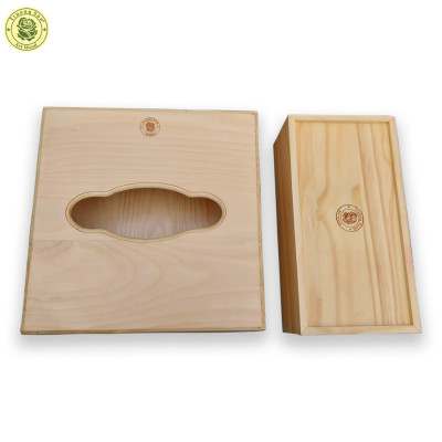 Hộp Khăn Giấy Gỗ Cao Su - Đồ Gỗ Nhà Bếp Thương Hiệu Trường Sơn