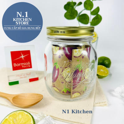 Quattro Invetro hũ thủy tinh 700 ml Bormioli Rocco Ý - Hàng Chính Hãng