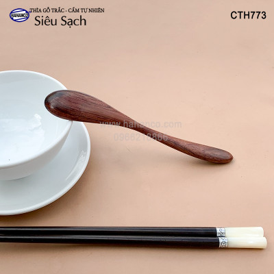 Thìa/Muỗng gỗ Trắc/Cẩm cỡ lớn (20cm) CTH773 - Decor, xúc gia vị, ăn uống siêu sạch