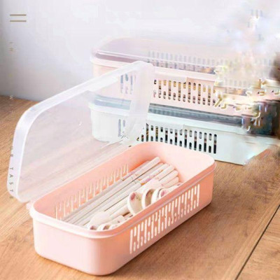 Hộp đựng đũa thìa có nắp cao cấp 0768