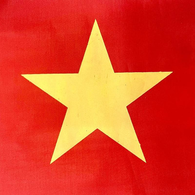 Cờ Đỏ Sao Vàng Việt Nam 1 Mặt Cầm Tay - 26 x 19 cm