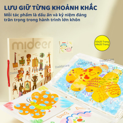Túi Đựng Tài Liệu Nhiều Ngăn Mideer Colorful Creation Gallery túi đựng giấy A3