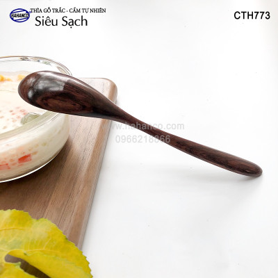 Thìa/Muỗng gỗ Trắc/Cẩm cỡ lớn (20cm) CTH773 - Decor, xúc gia vị, ăn uống siêu sạch