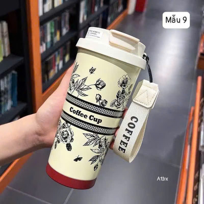 Ly Giữ Nhiệt 500ml Inox 316 Hoa Văn Sang Trọng, Giữ Nhiệt Lâu - HÀNG CHÍNH HÃNG MINIIN