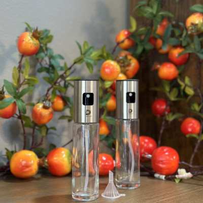 Bình xịt dầu ăn DandiHome dạng phun sương kèm phễu sử dụng cho vỉ nướng, nồi chiên không dầu trong nhà bếp