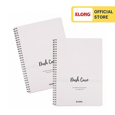Sổ Caro nét đứt lò xo kép KLONG B5 120 trang 100/76; MS: 852