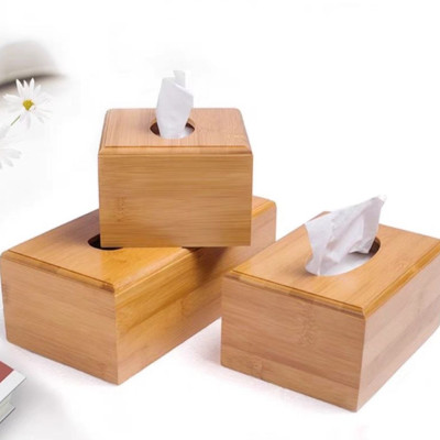 Hộp đựng giấy ăn tre trúc tự nhiên