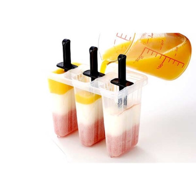 Bộ 2 khuôn làm kem ngon cho bé (6 chiếc) + 5 zipper 12x17cm