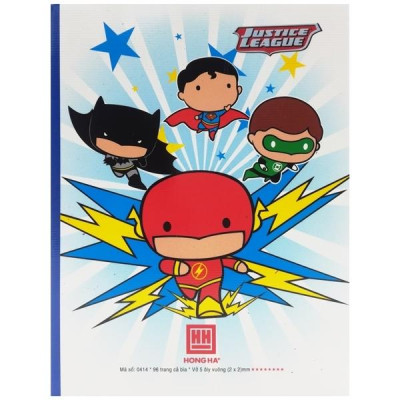 Combo 5 Vở Class Super DC - 5 Ô Ly 96 Trang ĐL 120g/m2 - Hồng Hà (Mẫu Màu Giao Ngẫu Nhiên)