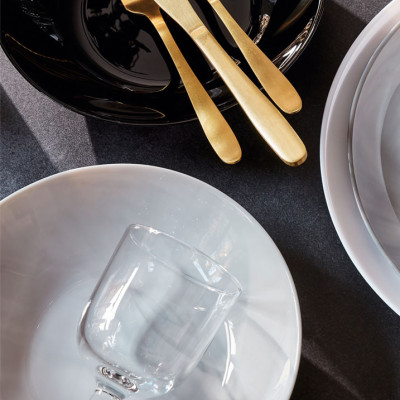 Đĩa thủy tinh Luminarc Diwali Granit Marble 19cm - P9834