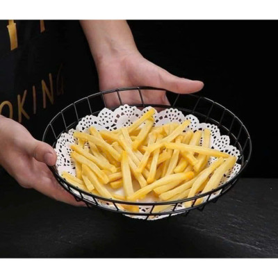 Set 140 Tờ Giấy Nến Lót Đĩa Thấm Dầu Mỡ 21cm – Hoạ Văn Đục Lỗ Sang Trọng, Siêu Tiện Lợi, Giữ Đĩa Thức Ăn Sạch Đẹp