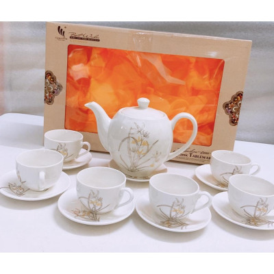 BỘ ẤM PHA TRÀ KÈM KAY, BỘ ẤM CHÉN KÈM ĐĨA ( GIAO NGẪU NHIÊN)