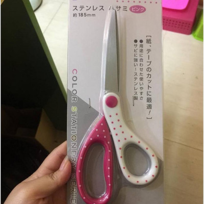 Combo 03 Kéo văn phòng không gỉ Echo Metal - Made in Japan (Giao màu ngẫu nhiên)