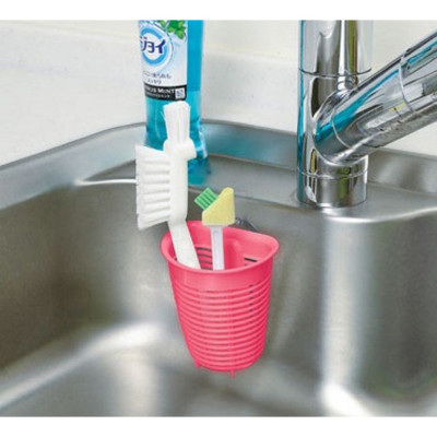 Combo 2 giỏ treo đa năng có núm hít chân không - Hàng nội địa Nhật Bản - Giao màu ngẫu nhiên