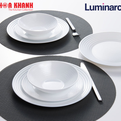 Đĩa Thủy Tinh Luminarc Diwali Harena 19cm cường lực, chịu nhiệt - 1 đĩa - N5414
