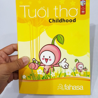 Tập Học Sinh 4 Ô Ly 100 Trang ĐL 80g/m2 - Giấy Ford - FAHASA - Tuổi Thơ (Mẫu Màu Giao Ngẫu Nhiên)
