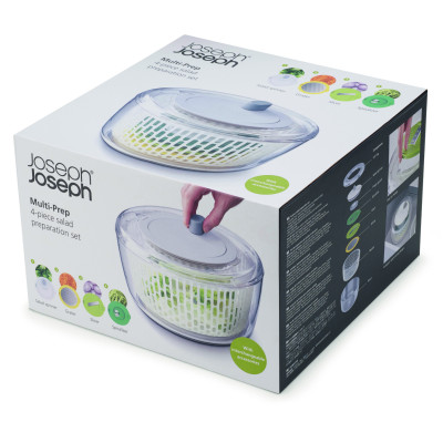 Bộ dụng cụ làm salad 4 món cao cấp Joseph Joseph 002850 - Multi-Prep 4-piece Salad Preparation Set